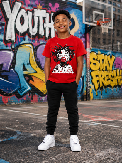 EVOLUTION BIG KID GUM BOY S/S TEE