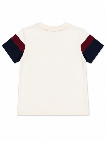 MAKOBI KIDS MONOGRAM TEE