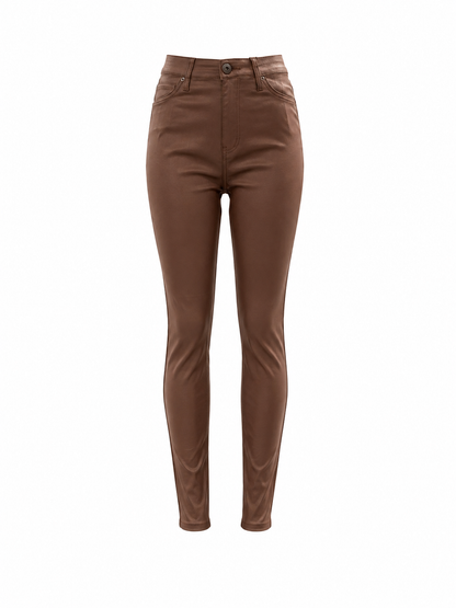 REDFOX WOMEN PU-COATED PANTS W/FRONT POCKETS