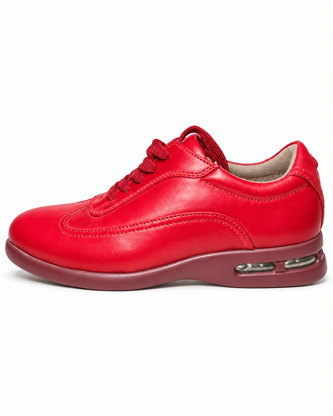 SIO CLASSIC AIR CUSHION LEATHER LOW TOP SNEAKERS (KANSAS)