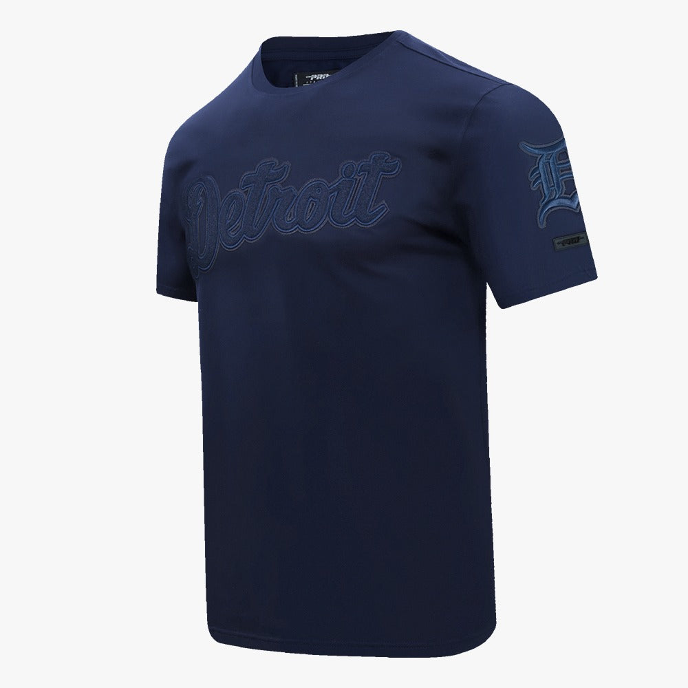 PRO STANDARD DETROIT TIGERS TRIPLE TONAL SJ TEE, MIDNIGHT NAVY