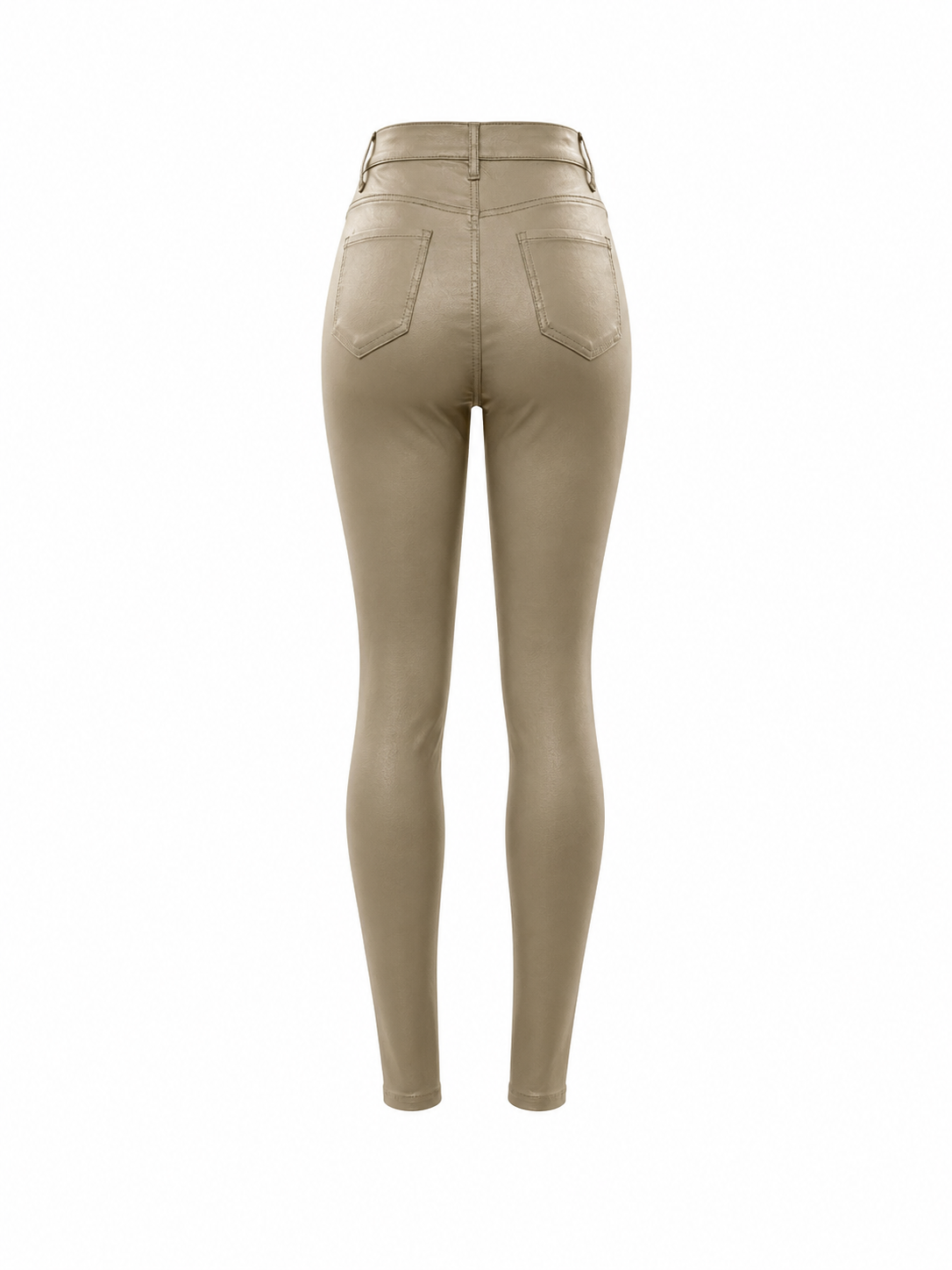 REDFOX WOMEN PU-COATED PANTS W/FRONT POCKETS