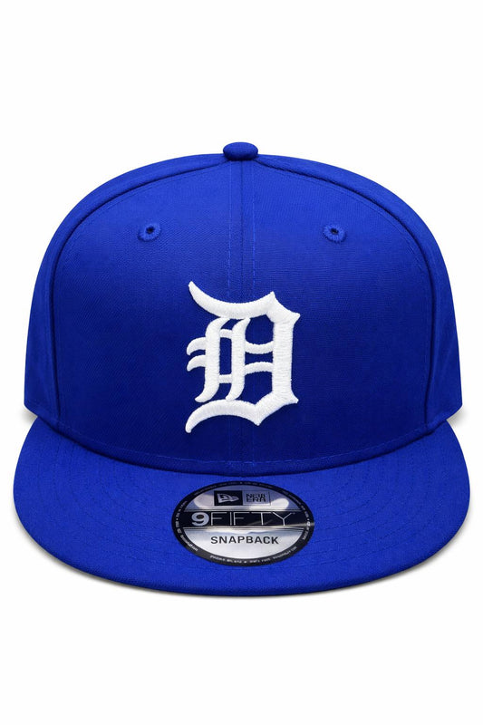 NEW ERA Detroit Tigers Royal Blue On White 9FIFTY  Snapback