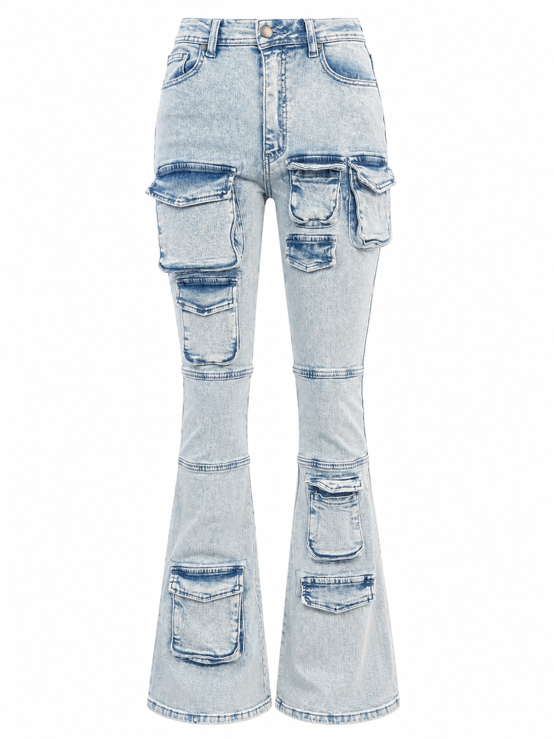 REDFOX WOMEN STACKED JEANS W/MULTI POCKETS (PA1526)