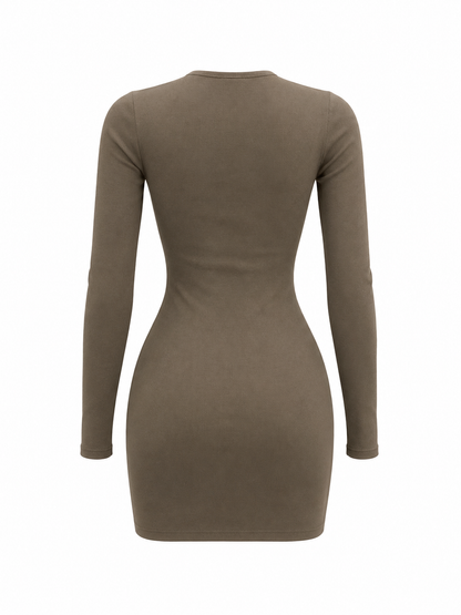 HOT & DELICIOUS WOMEN LUXE CONTOUR MINI DRESS