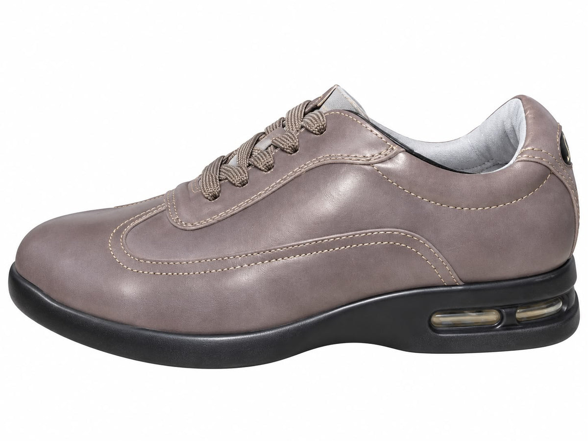 SIO CLASSIC AIR CUSHION LEATHER LOW TOP SNEAKERS (KANSAS)