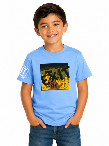 EXIT KIDS CAMPFIRE TEE
