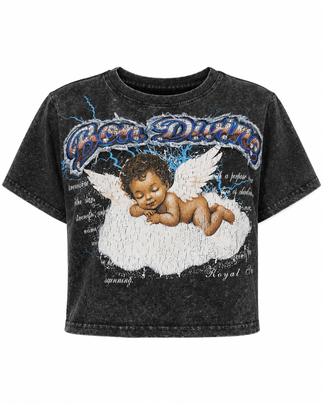 REDFOX WOMEN'S "BON DIVINE" CROP TEE