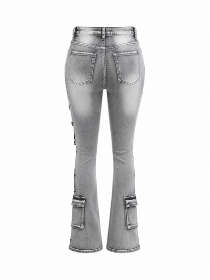 AMERICAN BAZI 8PKT STACKED CARGO JEAN