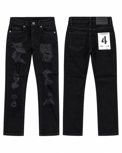 EVOLUTION KIDS CHOPPED RELAXED STRAIGHT DENIM PANT