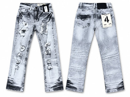 EVOLUTION KIDS CHOPPED RELAXED STRAIGHT DENIM PANT