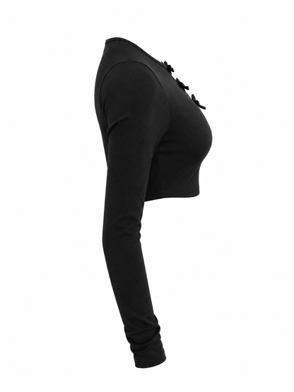 HOT & DELICIOUS WOMEN FLIRT BOW CROP TOP