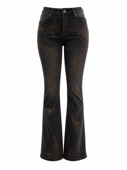 REDFOX WOMEN CRYSTAL RAIN STACKED JEANS