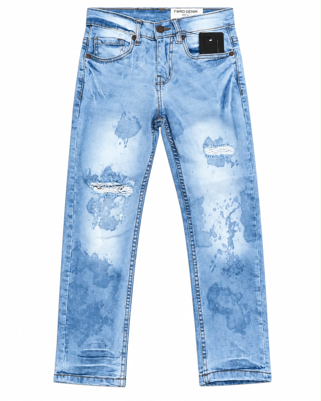 EVOLUTION KIDS TUMBLE WASH STRAIGHT DENIM PANT