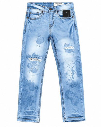 EVOLUTION KIDS TUMBLE WASH STRAIGHT DENIM PANT