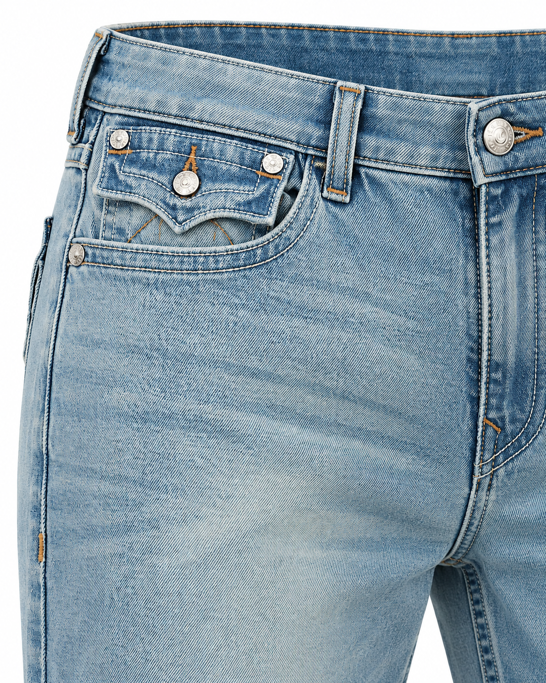 TRUE RELIGION RICKY FLAP STRAIGHT JEANS (109159)