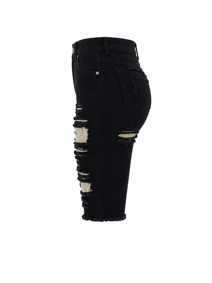 REDFOX WOMEN SUMMER BERMUDA DENIM SHORTS