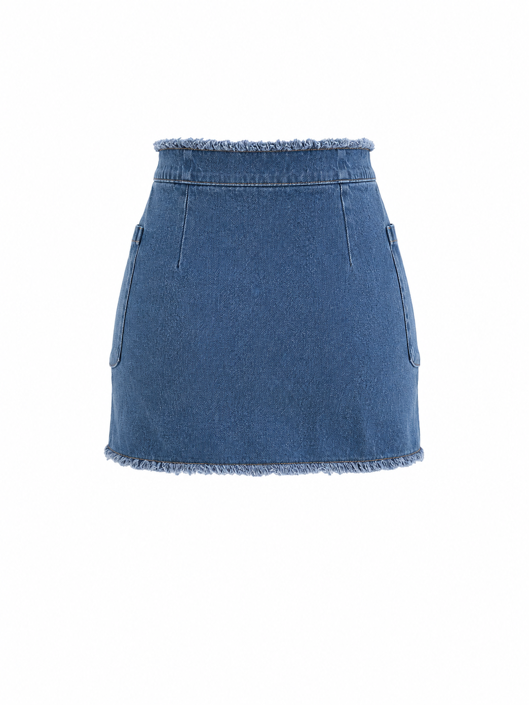 HOT & DELICIOUS WOMEN ZIP IT UP DENIM MINI SKIRT