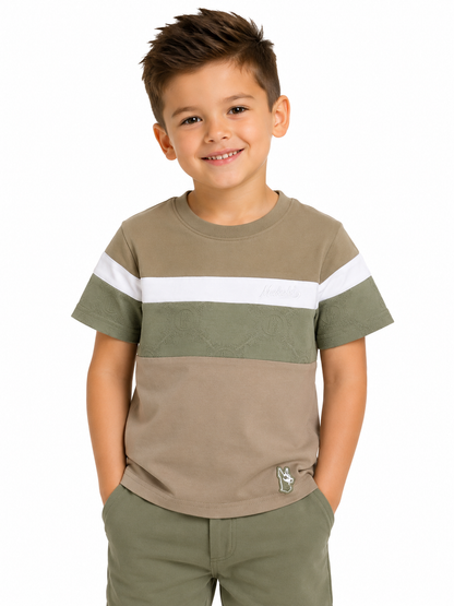 MAKOBI KIDS MONOGRAM TEE