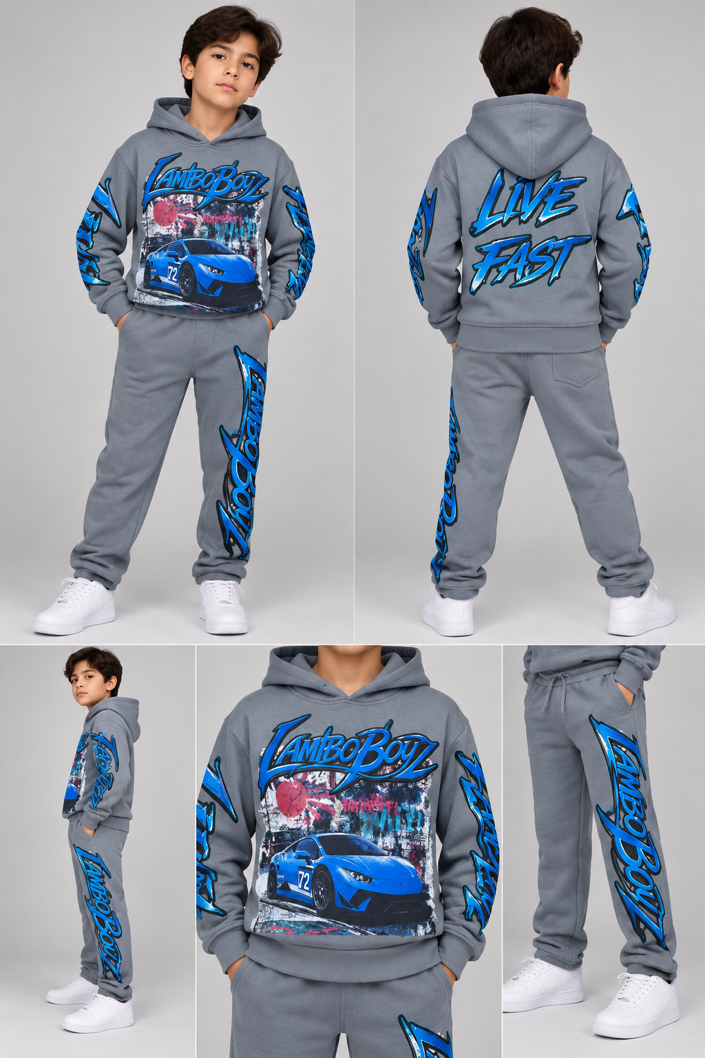 EVOLUTION LITTLE KIDS LAMBO BOYZ FLEECE SET