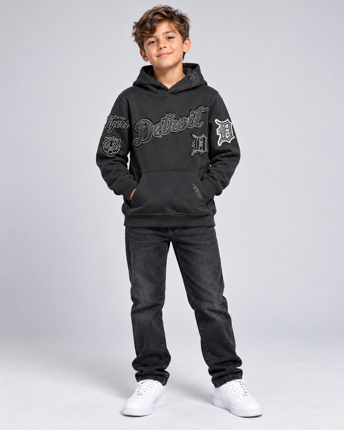 PRO STANDARD DETROIT TIGERS KIDS FLC PO HOODIE (LDTB5314961)