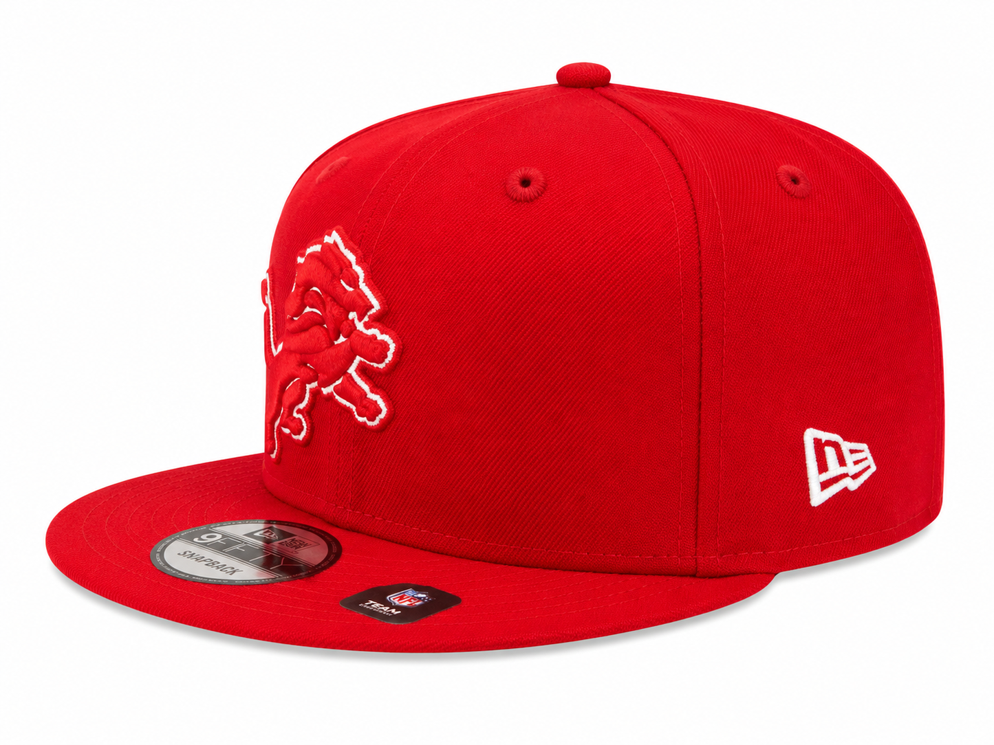 NEW ERA DETROIT LIONS SCARLET/WHITE 9FIFTY SNAPBACK CAP