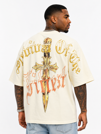 ROKU STUDIO MEN'S VISION RELAXED LOOSE FIT TEE