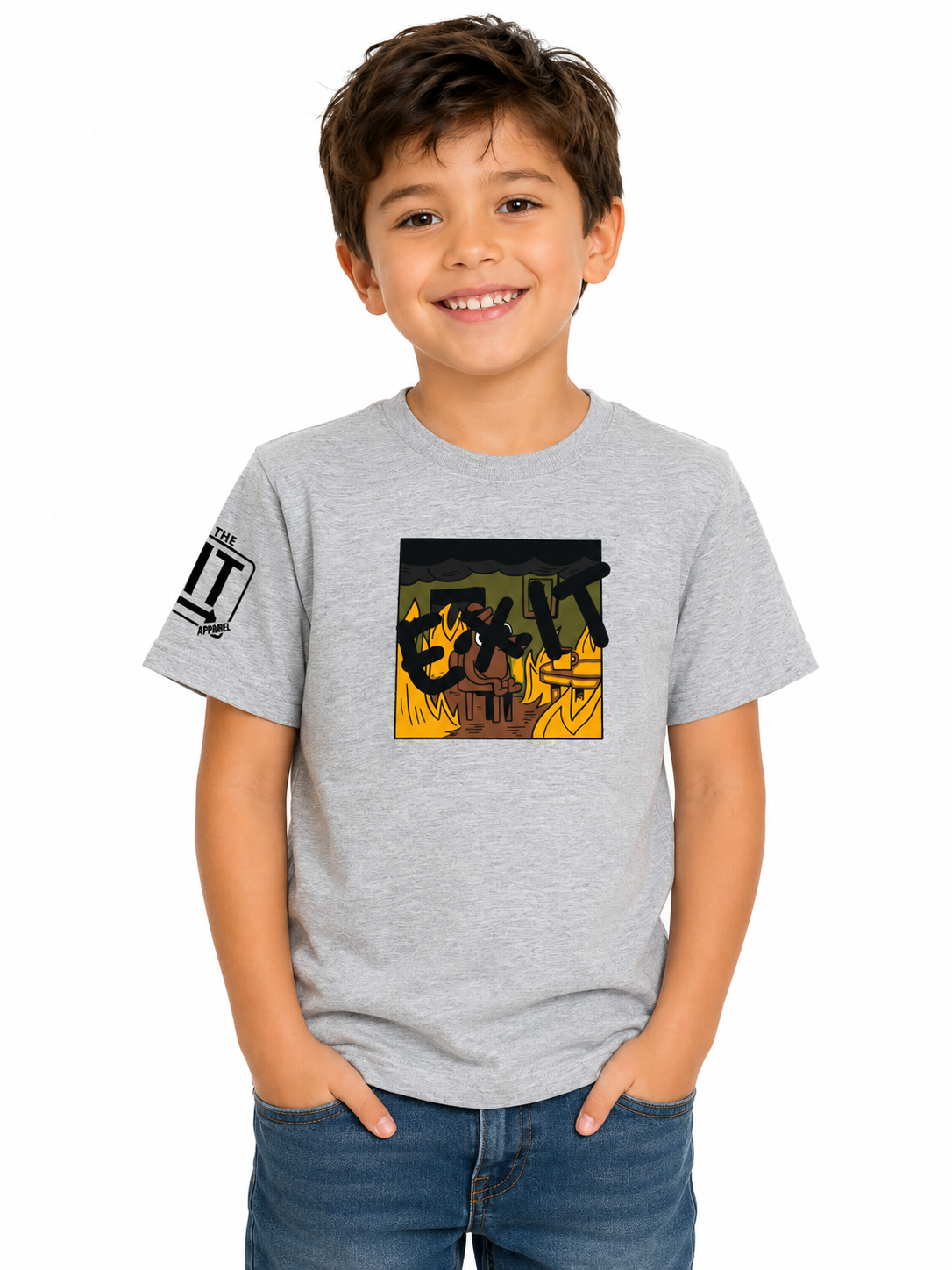 EXIT KIDS CAMPFIRE TEE