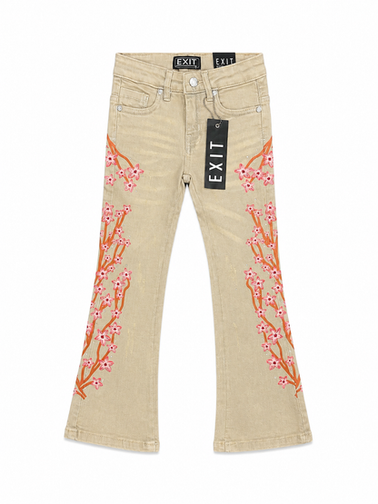 EXIT KIDS SAKURA STACKED JEAN