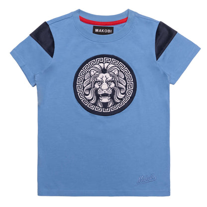 B103 Makobi Kids Leone Tee - Blue