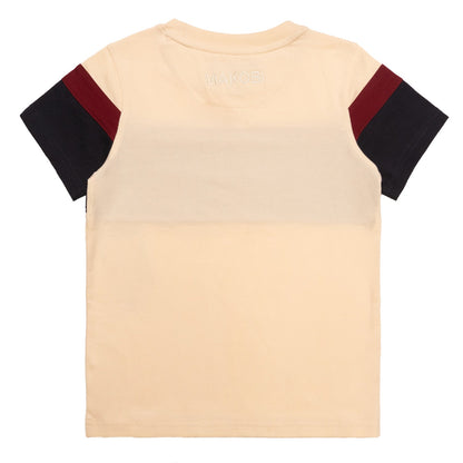 B141 Makobi Kids Monogram Tee - Natural