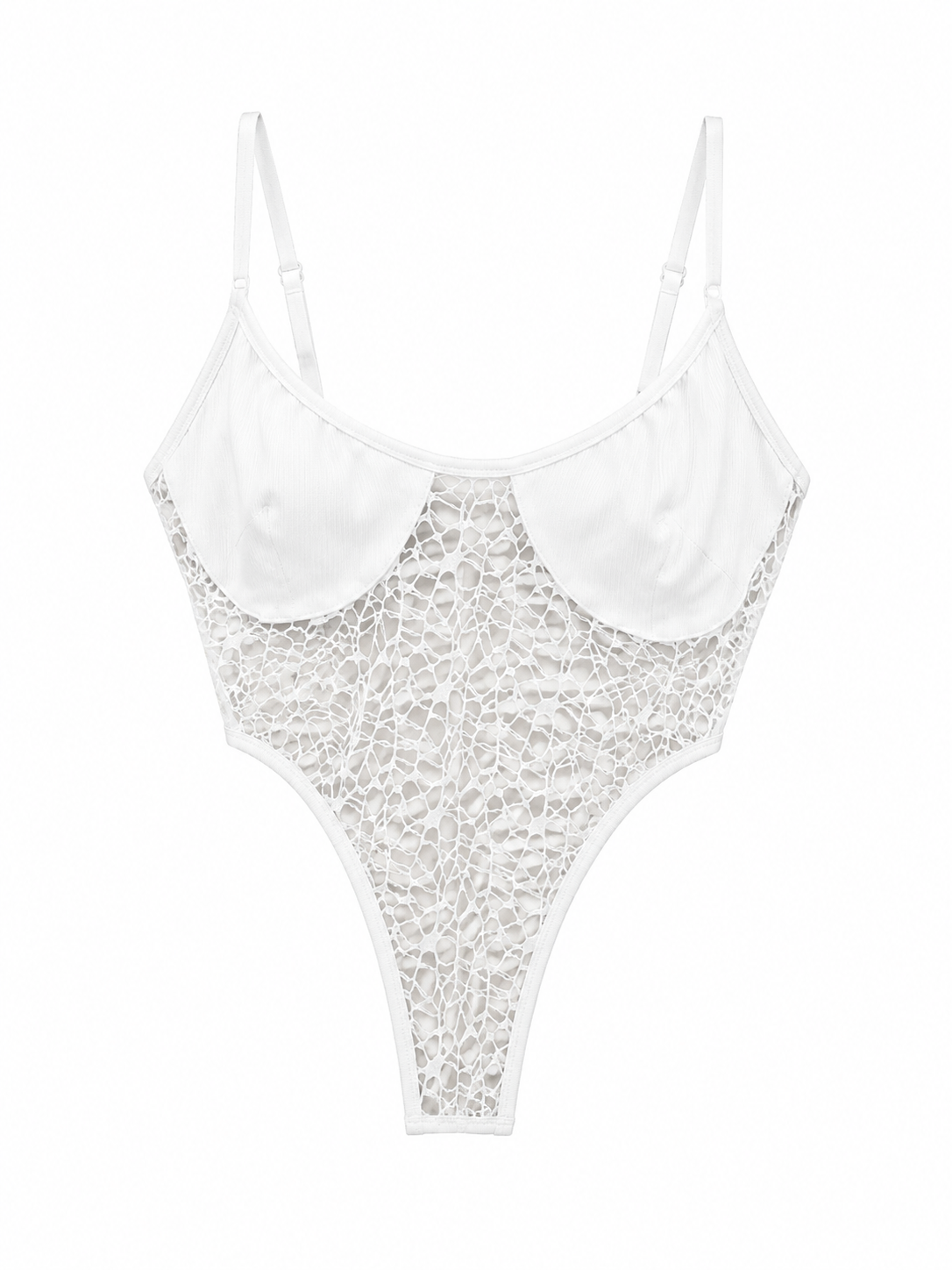 HOT & DELICIOUS WOMEN RIBBED LACE CORSET TOP