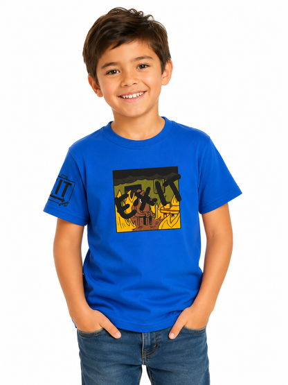 EXIT KIDS CAMPFIRE TEE