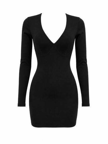 HOT & DELICIOUS WOMEN LUXE CONTOUR MINI DRESS