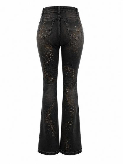 REDFOX WOMEN CRYSTAL RAIN STACKED JEANS