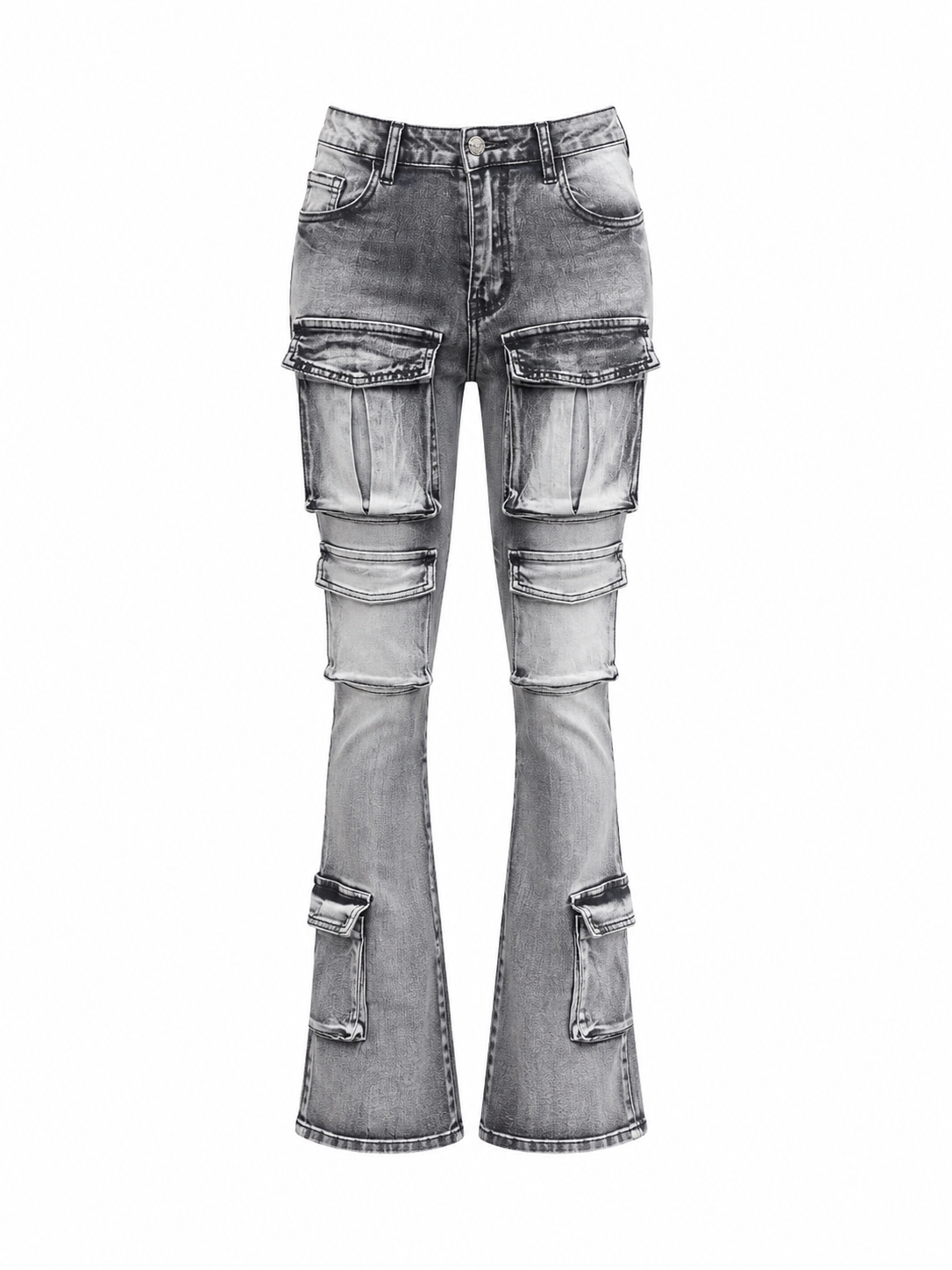 AMERICAN BAZI 8PKT STACKED CARGO JEAN