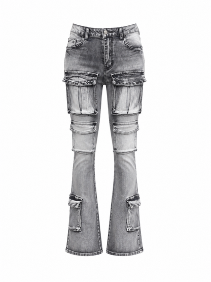 AMERICAN BAZI 8PKT STACKED CARGO JEAN