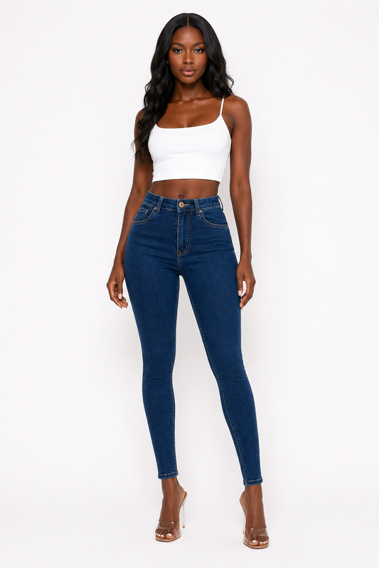 REDFOX WOMEN HIGH WAIST SUPER STRETCH JEANS