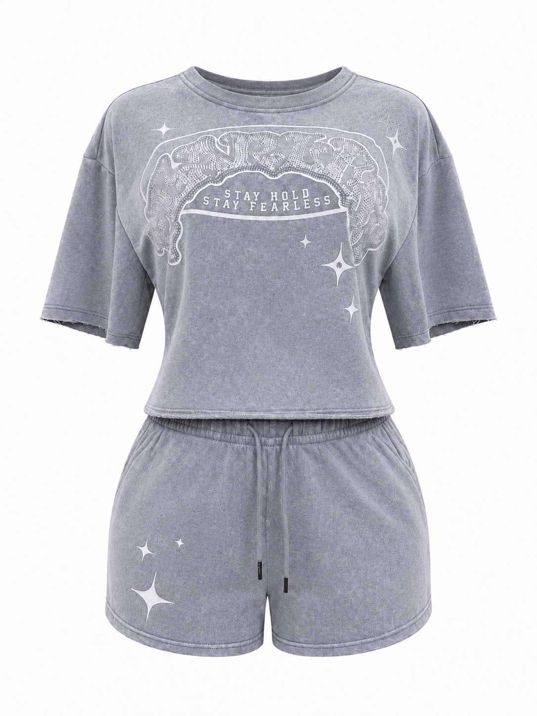 REDFOX WOMEN'S "FEARLESS" CROP & SHORT SET