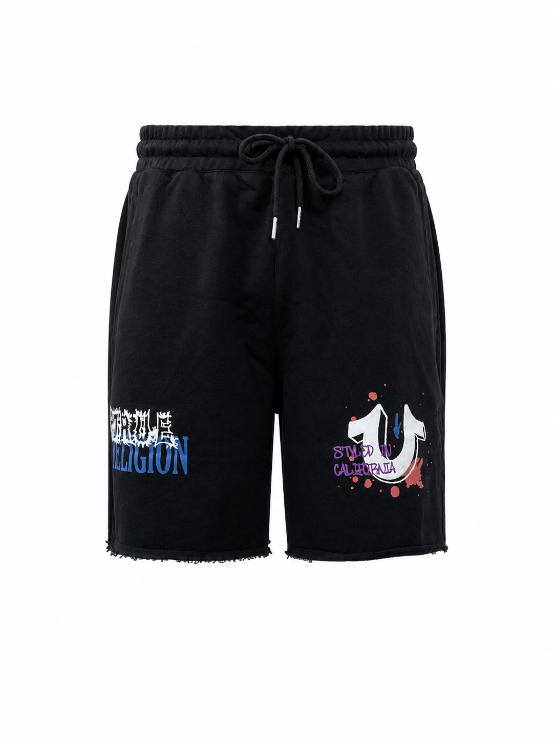 TRUE RELIGION MEN'S CONCERT LOGO LOOSE TERRY SHORT (110359)