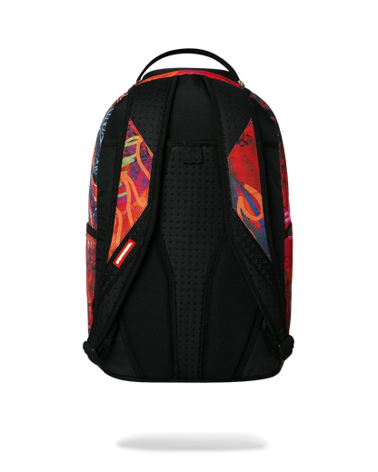 SPRAYGROUND DIABLO MURAL FIRE BACKPACK UNISEX OS MULTI ADJUSTABLE STRAP SPR332 (B8890)