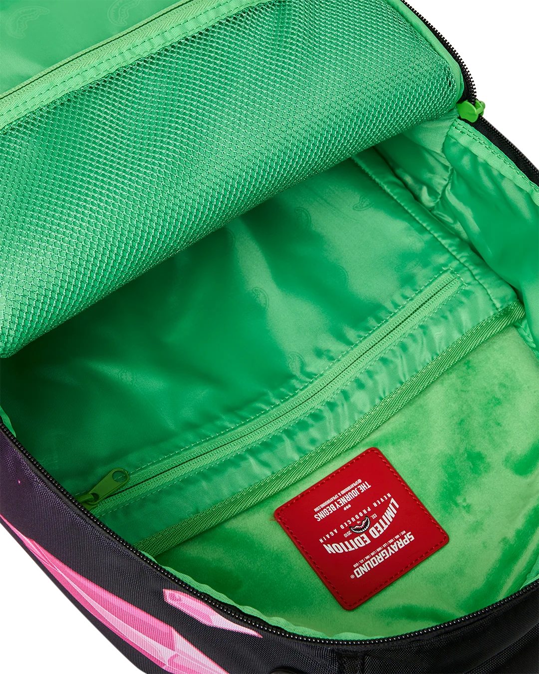 SPRAYGROUND RICK AND MORTY -KALAXIAN CRYSTAL SHARK BACKPACK (B9083)
