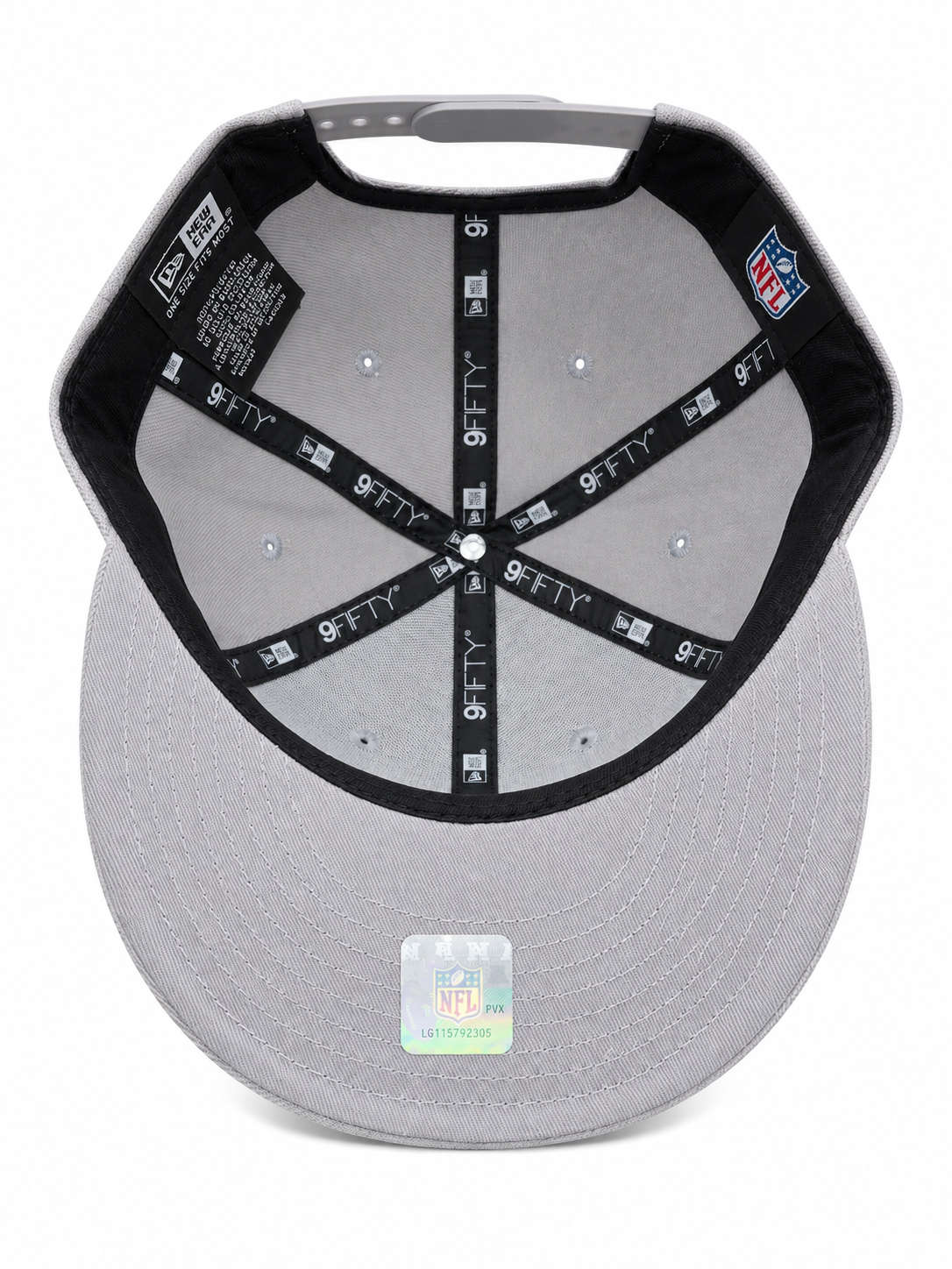 NEW ERA DETROIT LIONS GRAPHITE 9FIFTY SNAPBACK CAP