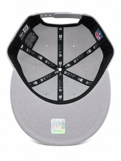 NEW ERA DETROIT LIONS GRAPHITE 9FIFTY SNAPBACK CAP