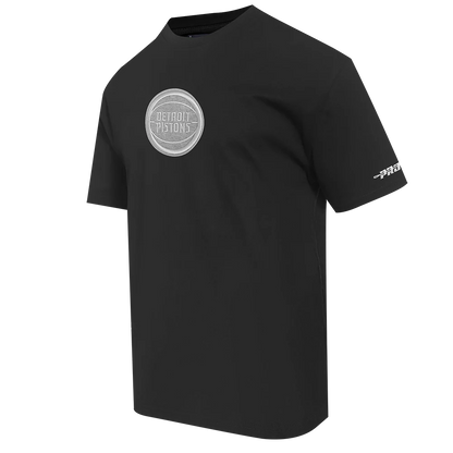 PRO STANDARD NBA DETROIT PISTONS REVERSE FRENCH TERRY MEN'S COTTON JERSEY DROP SHOULDER T-SHIRTS