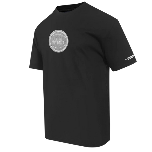 PRO STANDARD NBA DETROIT PISTONS REVERSE FRENCH TERRY MEN'S COTTON JERSEY DROP SHOULDER T-SHIRTS