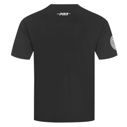 PRO STANDARD NBA DETROIT PISTONS REVERSE FRENCH TERRY MEN'S COTTON JERSEY DROP SHOULDER T-SHIRTS