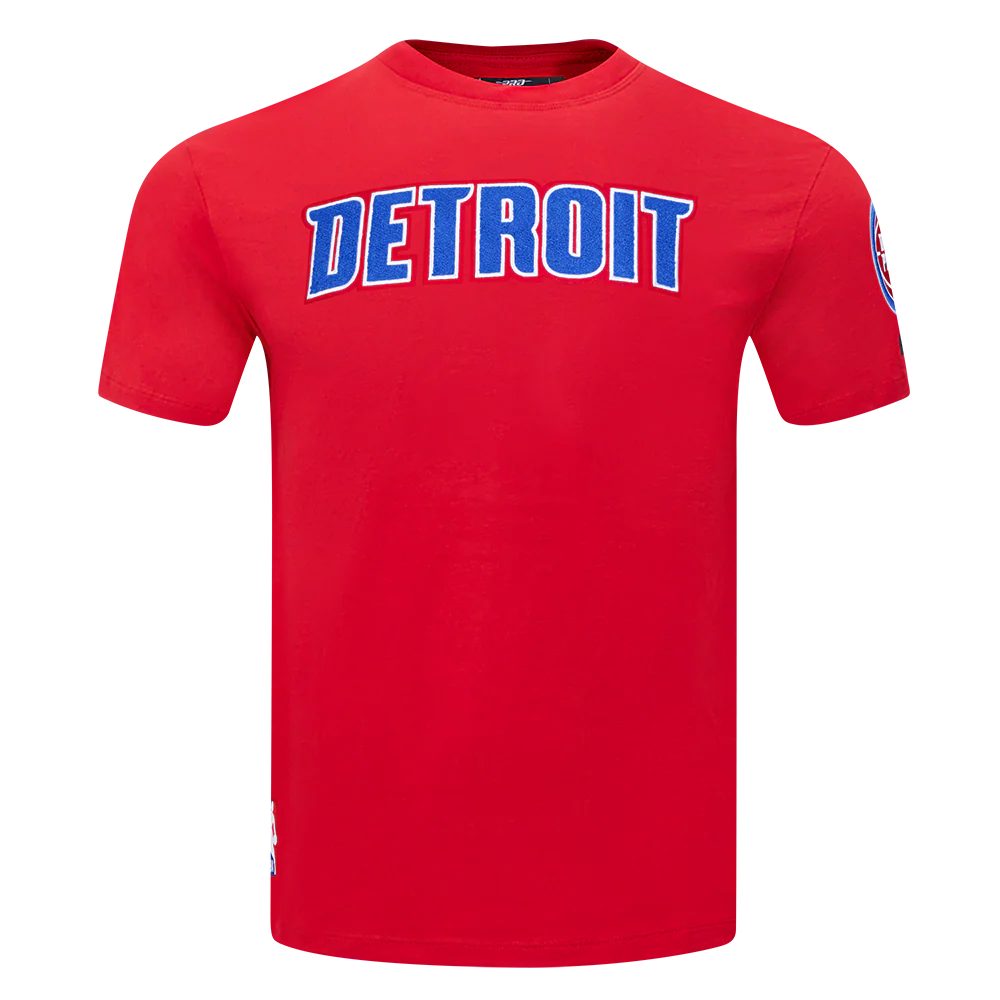 PRO STANDARD NBA DETROIT PISTONS CLASSIC CHENILLE MEN'S T-SHIRT