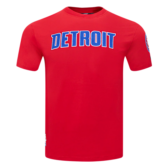 PRO STANDARD NBA DETROIT PISTONS CLASSIC CHENILLE MEN'S T-SHIRT