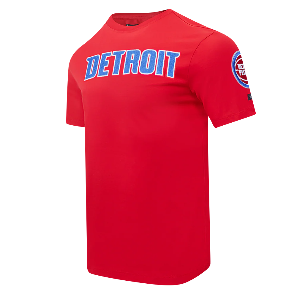 PRO STANDARD NBA DETROIT PISTONS CLASSIC CHENILLE MEN'S T-SHIRT
